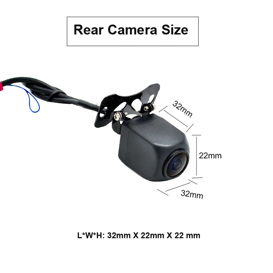 WHEXUNE HD камера заднего вида для автомобиля с двойным объективом Android DVR Автомобильная камера с кабелем 6 метров 0,1 Lux задняя камера водонепроницаемая