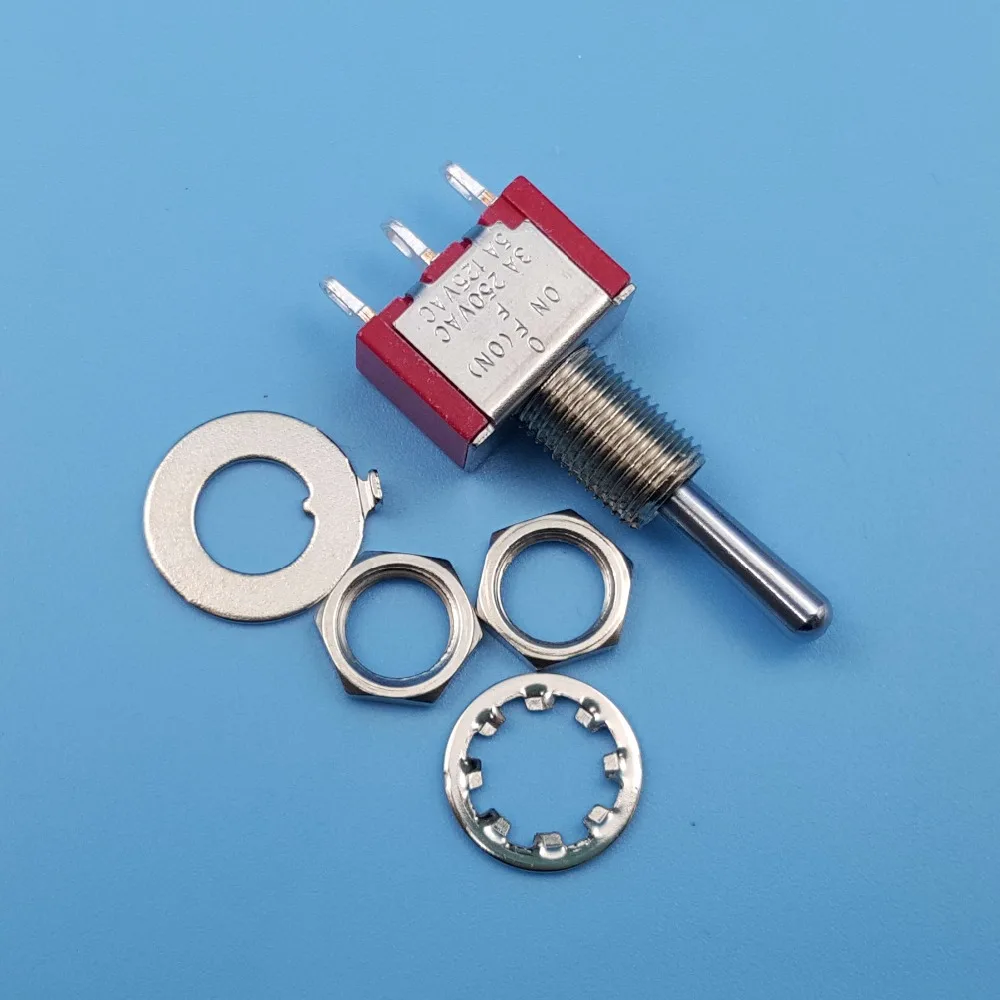 10 шт SH T8014B 3Pin односторонний мгновенный ВКЛ ВЫКЛ мама SPDT Мини тумблер|Выключатели|