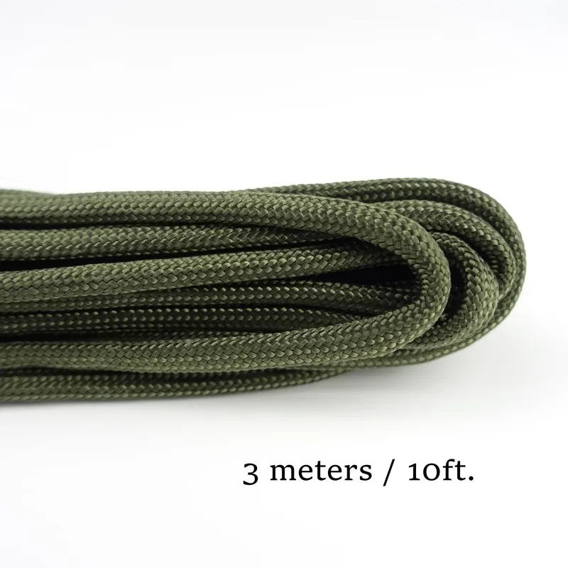3 متر (10ft.) 7 ستراند Paracord في 550 المظلة الحبل الحبل حبل مل المواصفات DIY المفاتيح و بقاء سوار