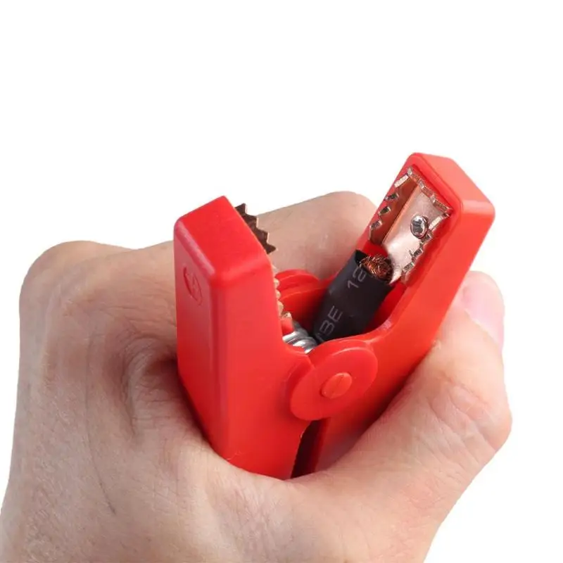 Arranque de refuerzo automático de 2,5 m con abrazadera de Clip Cable de cobre de emergencia de coche Cables de puente Cable de batería de camión de coche cobre Jersey Arranque de refuerzo automático de 2,5 m con abrazadera de Clip Cable de cobre de emergencia de coche Cables de puente Cable de batería de camión de coche cobre Jersey