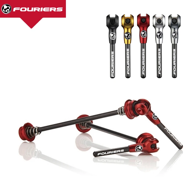 FOURIERS CNC Road bike 100mm hub locker thru-axle Axle Lever quick release s003