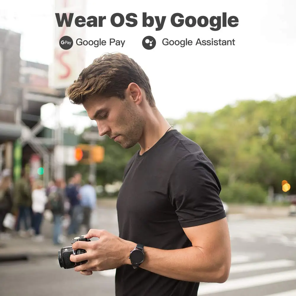  Ticwatch C2 Smartwatch Wear OS by Google Bluetooth V4.1 Built-in GPS Heart Rate Monitor Fitness Tra
