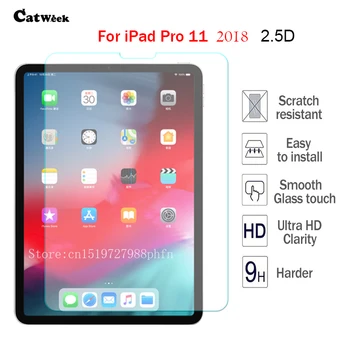 

2pcs Tempered Glass For New iPad Pro 11 2018 2.5D Screen Protector Film 0.3mm Hand Cover For iPad Pro 11'' Explosion Proof Glass