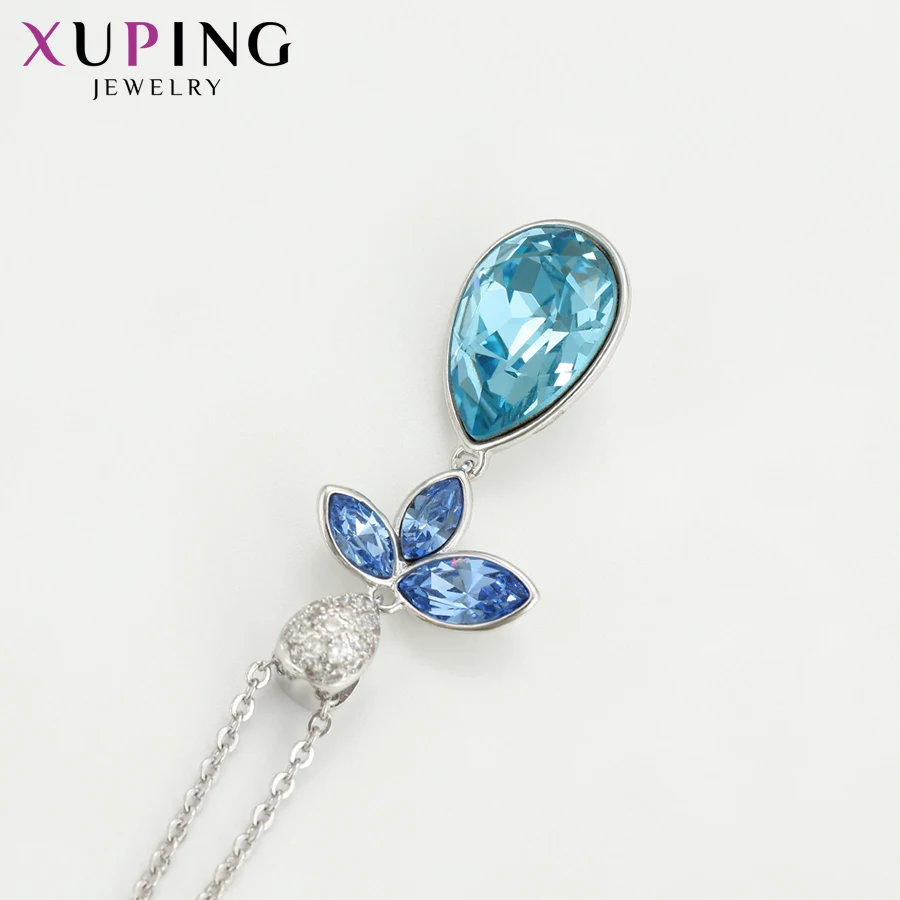 Мода Xuping сладкий кулон ожерелья Классический кристаллами от Swarovski Европейский Стиль для Для женщин вечерние подарки M32-30052