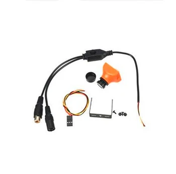 

1PC Mini FPV Camera 1/3" CCD 600TVL FPV Cam OSD D-WDR 2.8mm Lens PAL NTSC FPV Camera For RC Racing Drone DIY Accessories