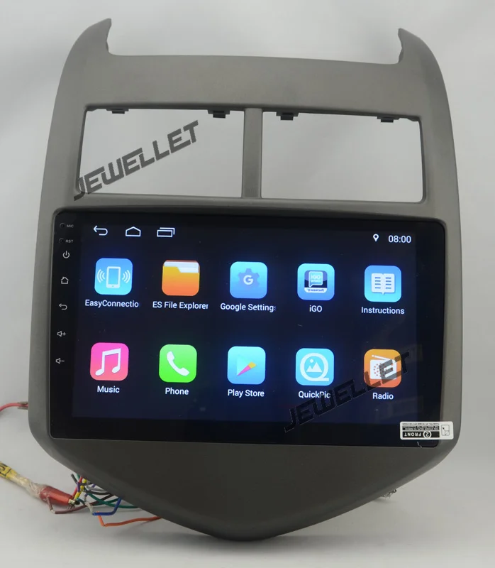 Clearance 9" Quad-core 1024*600 HD screen Android 8.1 Car GPS radio navigation for Chevrolet Aveo Sonic Holden Barina 2012-2016 5
