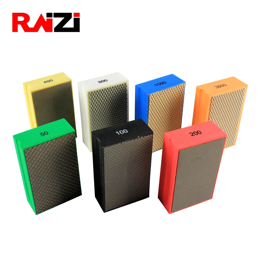 Raizi 90*55 mm Electroplated/Resin Diamond Hand Polishing pads Polishing Tools For Stone Abrasive Pads Raizi 90*55 mm Electroplated/Resin Diamond Hand Polishing pads Polishing Tools For Stone Abrasive Pads