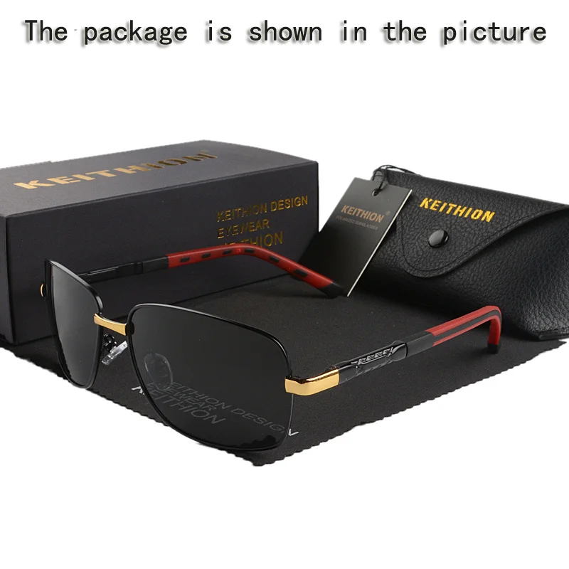 KEITHION Brand Polarized Sunglasses Men New Fashion Eyes Protect Sun Glasses With Accessories Unisex Driving Goggles KEITHION Brand Polarized Sunglasses Men New Fashion Eyes Protect Sun Glasses With Accessories Unisex Driving Goggles