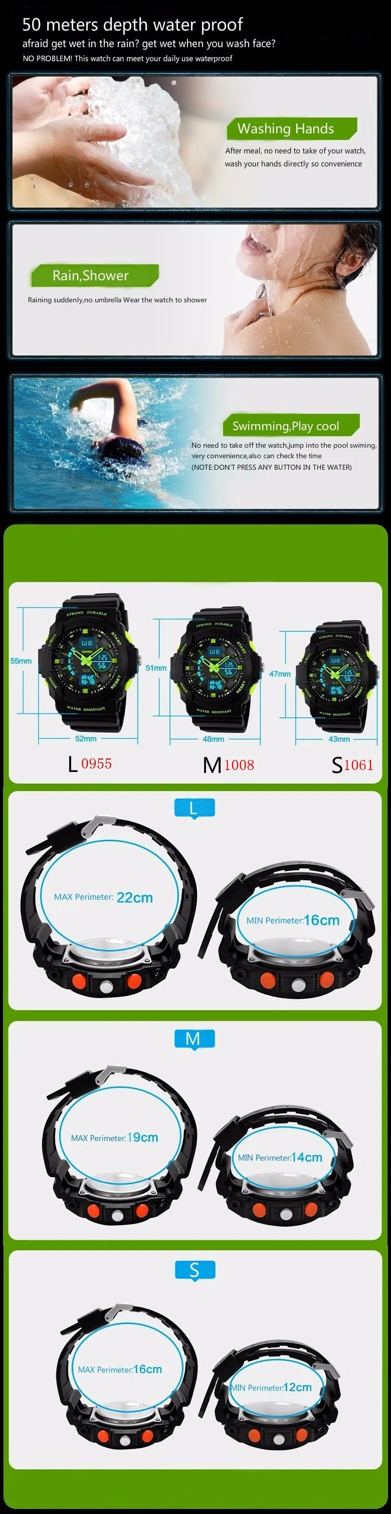 SKMEI детские часы цифровые спортивные часы Dual Time дисплей Будильник хронограф время PU ремешок водостойкие наручные часы