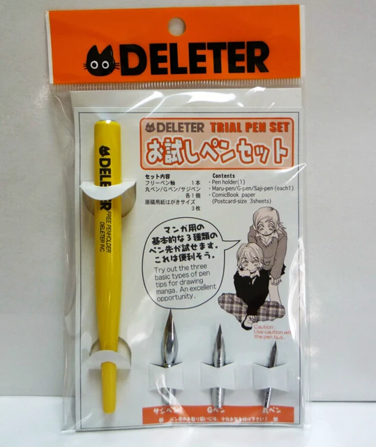 DELETER Manga Dipping Pen Set