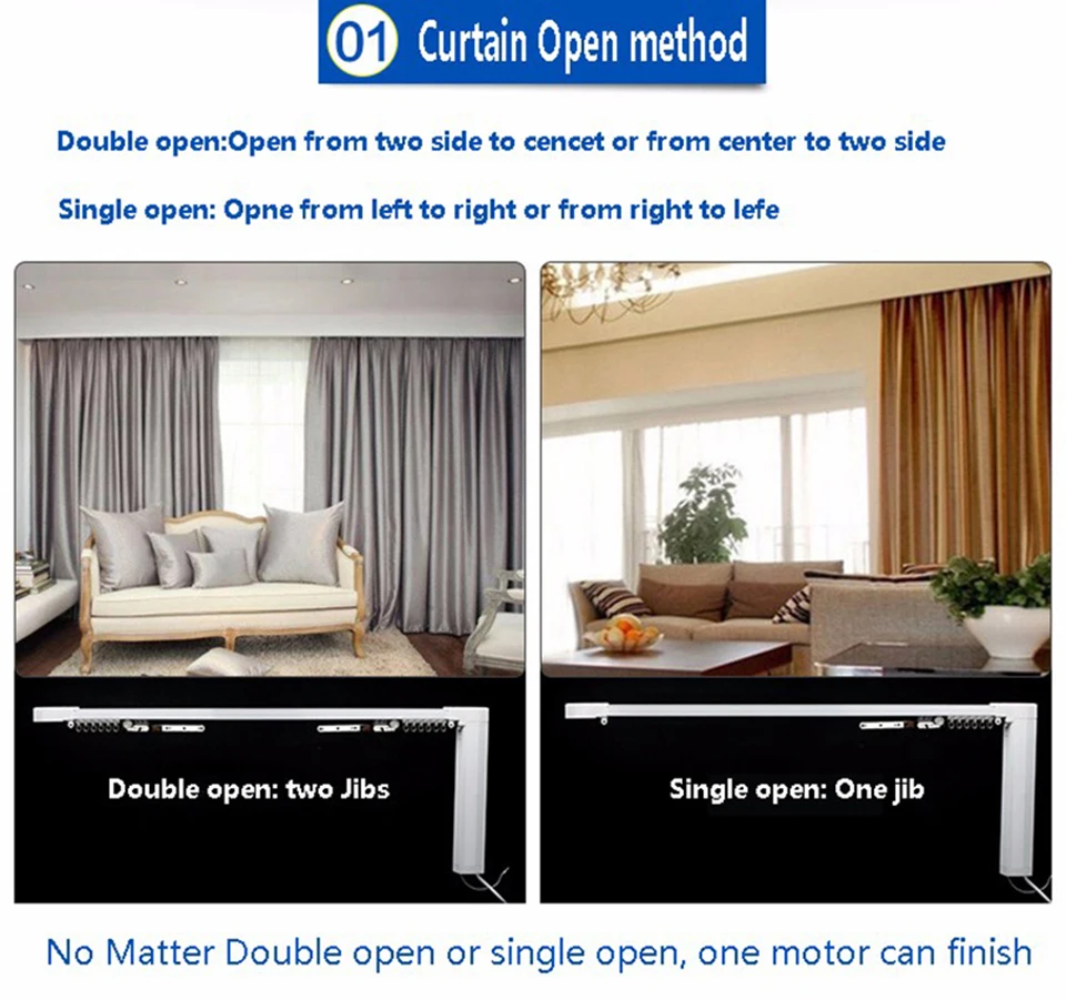 curtain open way