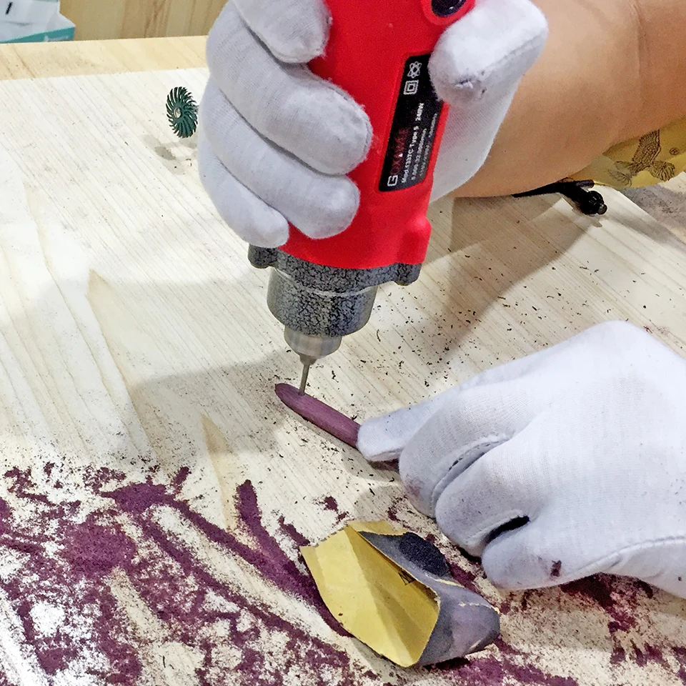  GOXAWEE 240W Big Power Electric Mini Drill Grinder Engraver Rotary Tools Hand Drilling Machine For 