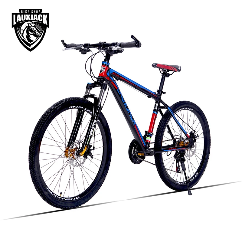 LAUXJACK горный велосипед алюминиевая рама 24 скорость Shimano механические дисковые