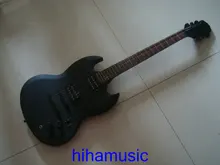 Nova marca xii guitarras preto fosco personalizado flamed superior sg guitarra mogno madeira corpo vos fosco maple superior frete grátis alta qualidade