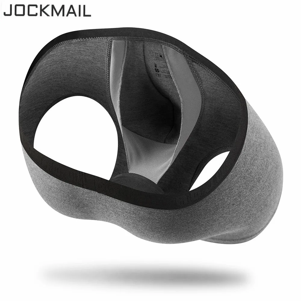 Бренд jockmail сексуальное мужское нижнее белье мужские боксеры 3D гамак-образный мешочек Разработанный дышащей сеткой панели мужские боксершорты багажник