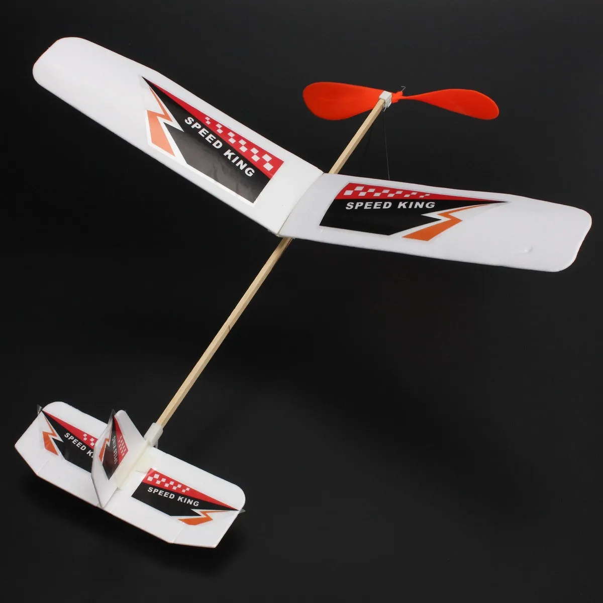 Cool Elastic Powered Glider Airplane Aircraft Hand Flying Foam Model