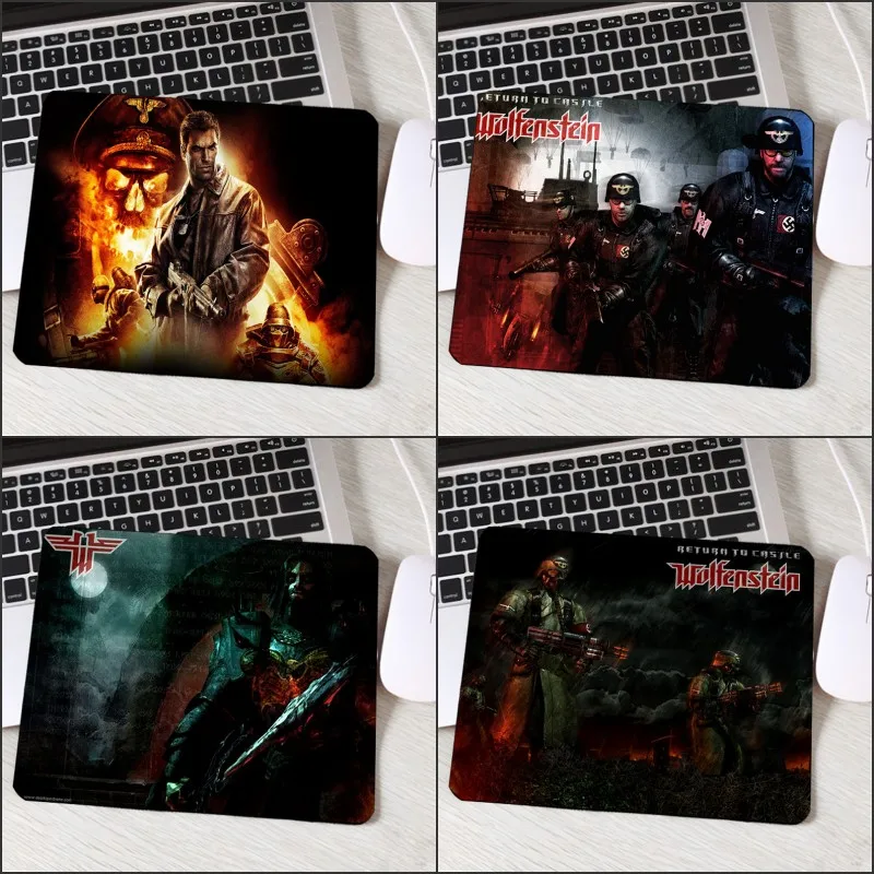 

Congsipad Wolfenstein Series 2 Hot Video Games Mousepad Pc Computer Notebook Tablet Gamer Mouse Pad To Improve Mouse Speed