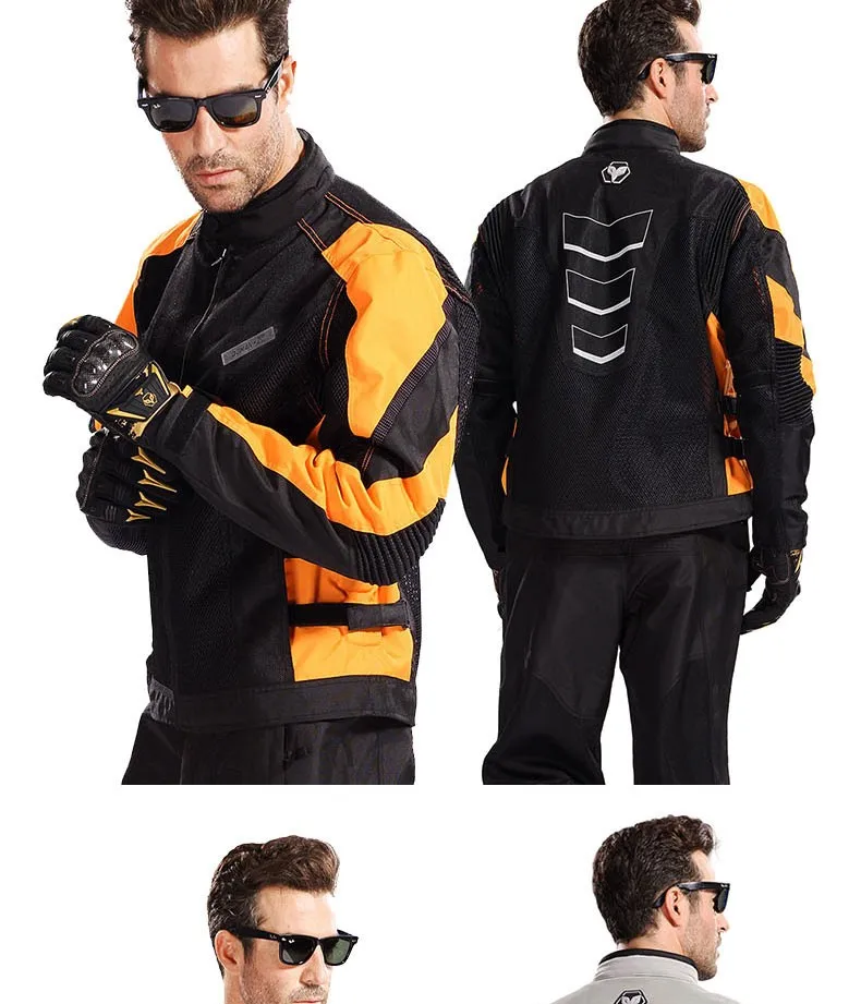 DUHAN мотоциклетный костюм для мотогонщиков, куртка с сеткой на лето, мотоциклетный костюм