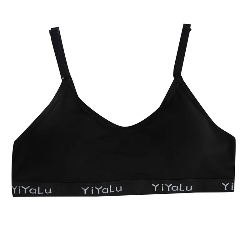 teen bra Kids Girls Underwear Bra Vest Underclothes Thin Belt Letter Undies Clothes #4j11 (14)