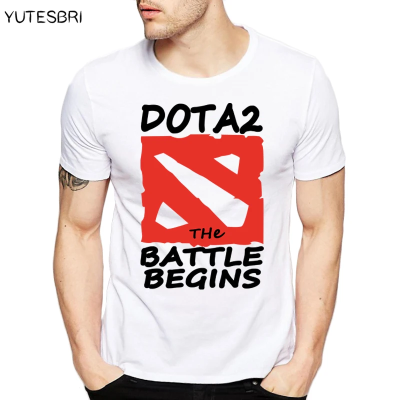  Game team NAVI and DOTA sign design T Shirt Short Sleeve Casual tops tees LOGO DOTA 2 printed fitne