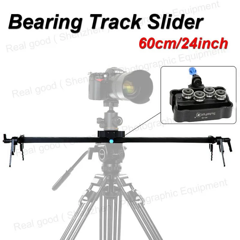 

DHL Professional 60cm/24" Bearing Video Track Slider Dolly Stabilizer System for DSLR Camera Camcorder / Better Than Sliding-pad