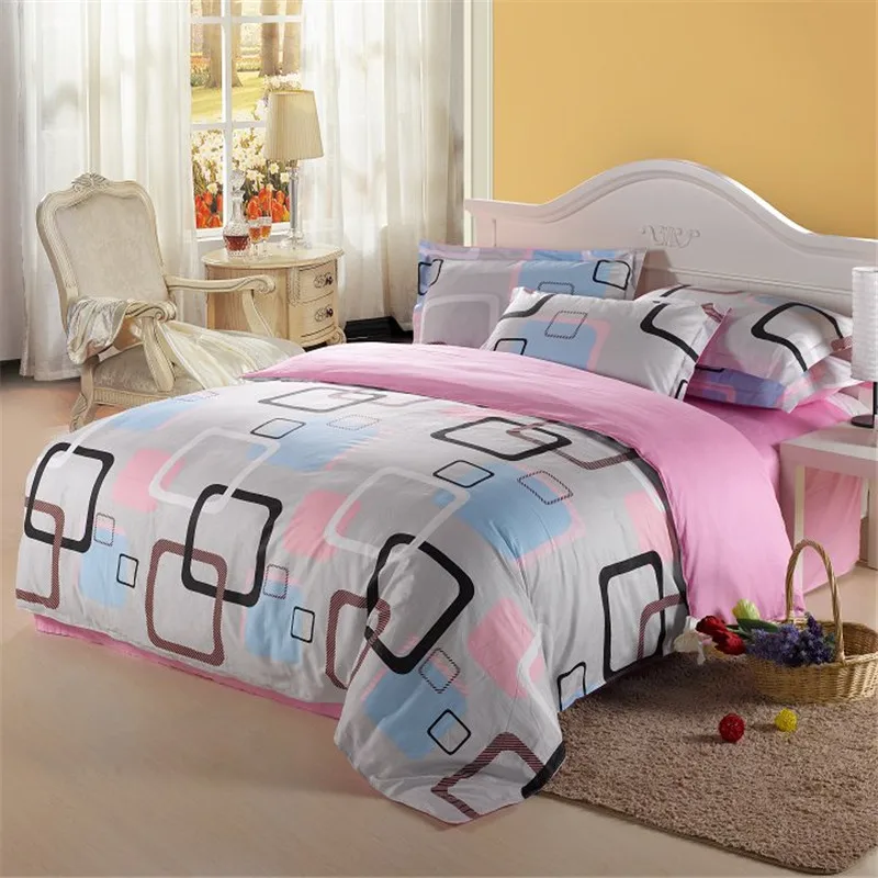 

Home Textile 100%cotton Autumn Dark-color Flower Series Bed Linens 4pcs Bedding Sets Bed Set Duvet Cover Bed Sheet pillowcase