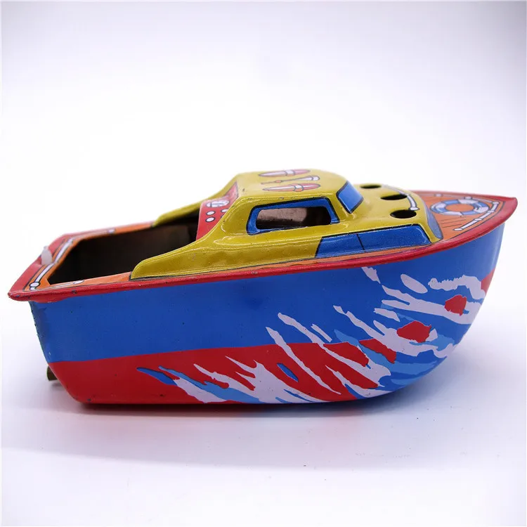 Sharplace Vintage Dampfboot Kerzenboot - Klassisches Blechspielzeug Zum Schwimmen