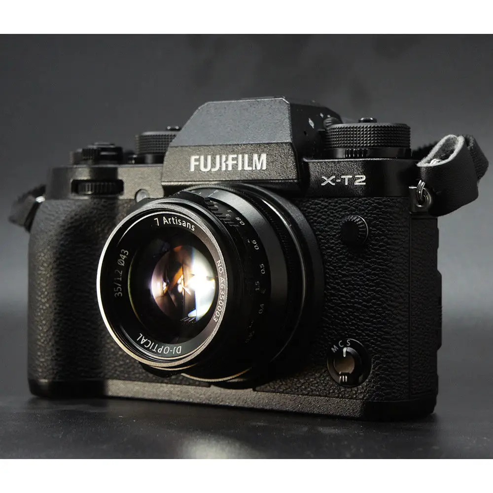 7 ремесленников 35 мм F1.2 Prime объектив для sony E-mount/для Canon EOS-M/для Fuji XF APS-C беззеркальная камера с ручным фокусом
