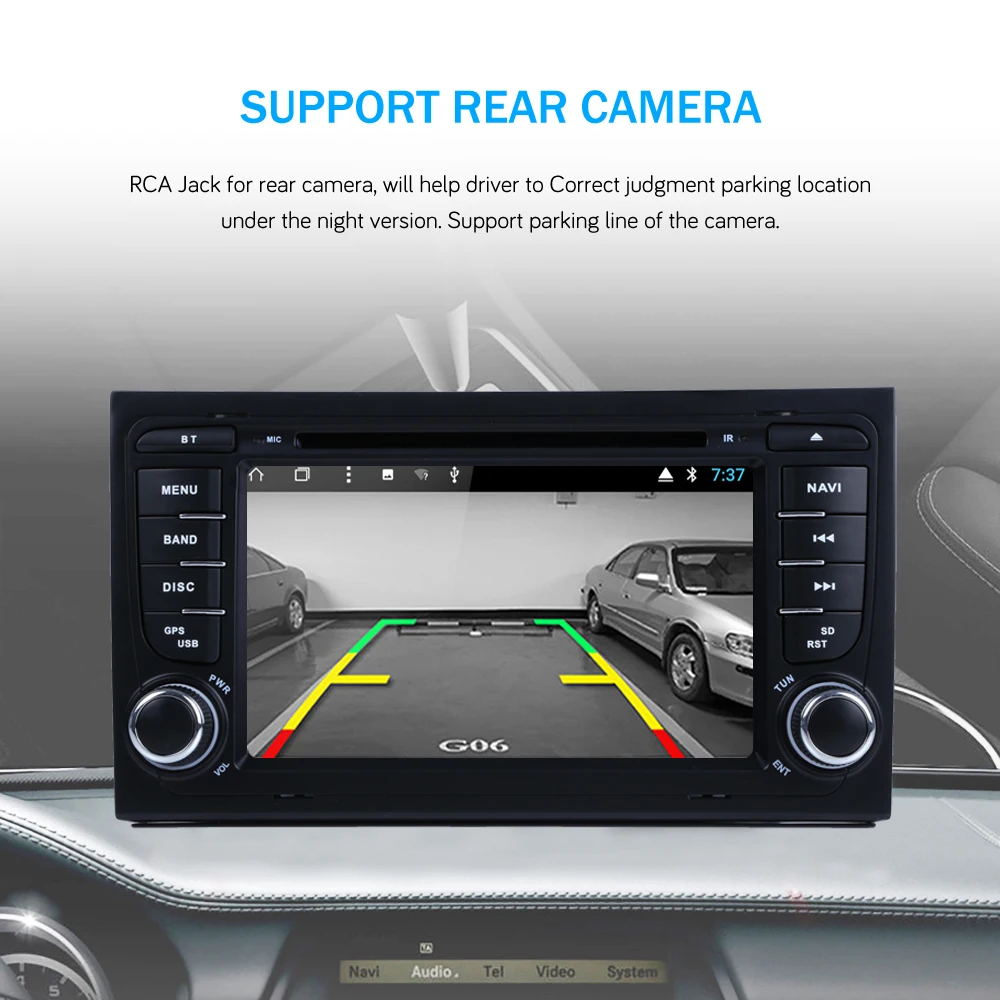 Flash Deal Android 8.0 RK3188 2G RAM 2Din Car DVD Player  For A4 S4 RS4 2002-2008 Quad Core CANBUS WIFI 4G GPS Navigation FM Car Radio Map 5
