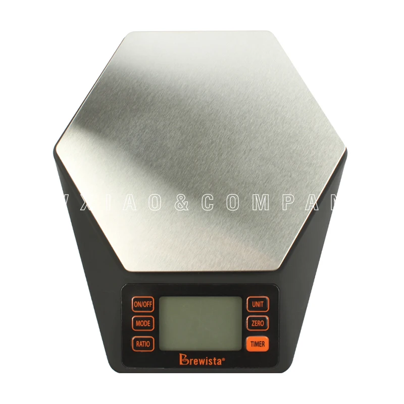  Portable Electronic Scale with Timer 2kg/0.1g Brewista stainlesssteel surface plastic tray waterpow - 32983062500