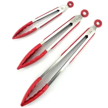 3 шт./компл. барбекю щипцы пищевые силиконовый зажим для Кухня Пособия по кулинарии салатная дома Аксессуары для барбекю из термостойкого плоскогубцы для барбекю