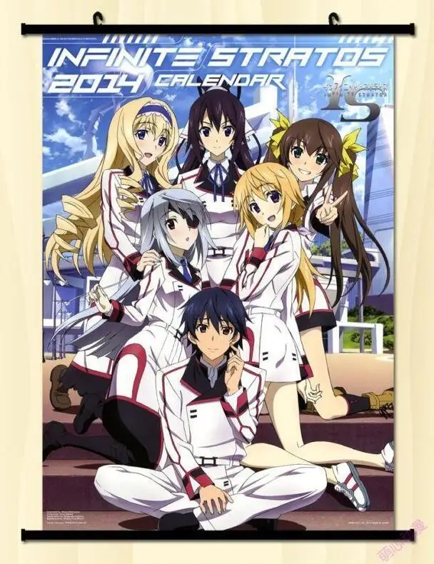 Аниме плакат японский мультфильм бесконечный Стратос Charlotte Dunois домашний Декор