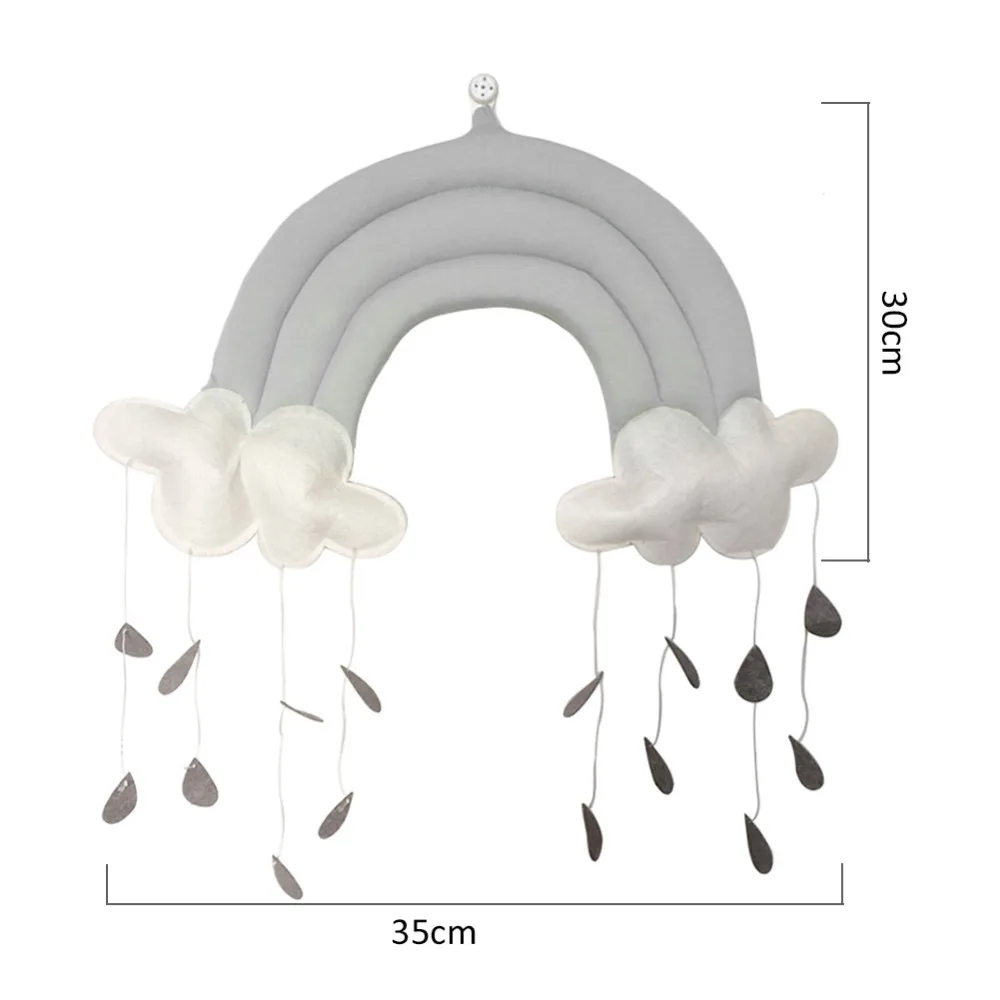 Детские Декор детской кроватки игрушка Хлопок облако форма детский сад детская комната Настенный декор для детей