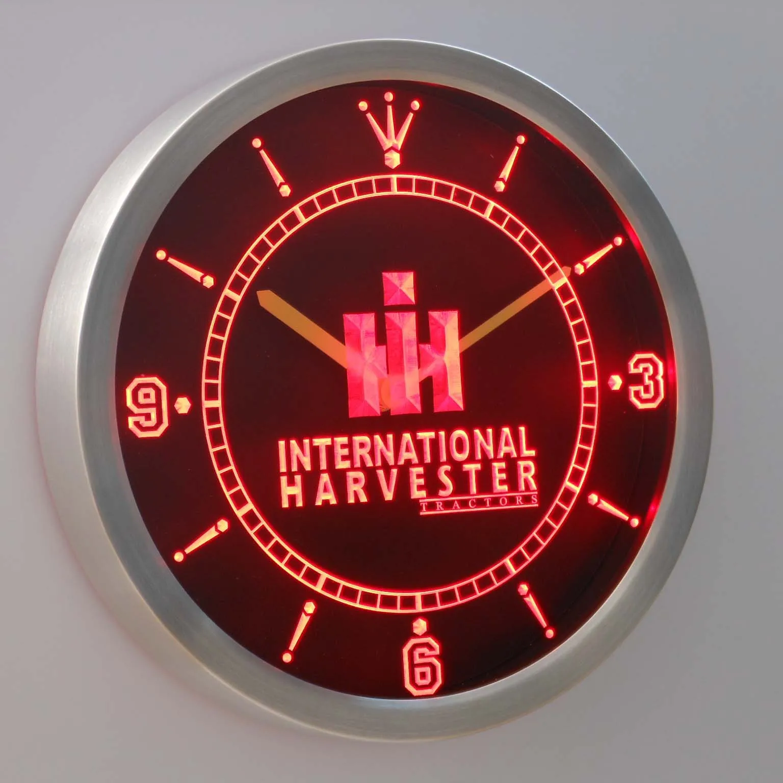 nc0169 International Harvester Tractor Neon Sign LED Wall Clockin Wall