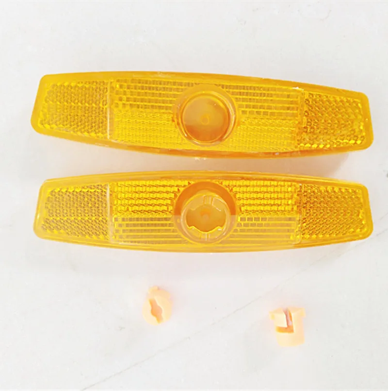 

1Pcs Bicycle Bike Wheel Safety Spoke Reflector Reflective Mount Clip Warning Bike Reflector Light Bike Accessories