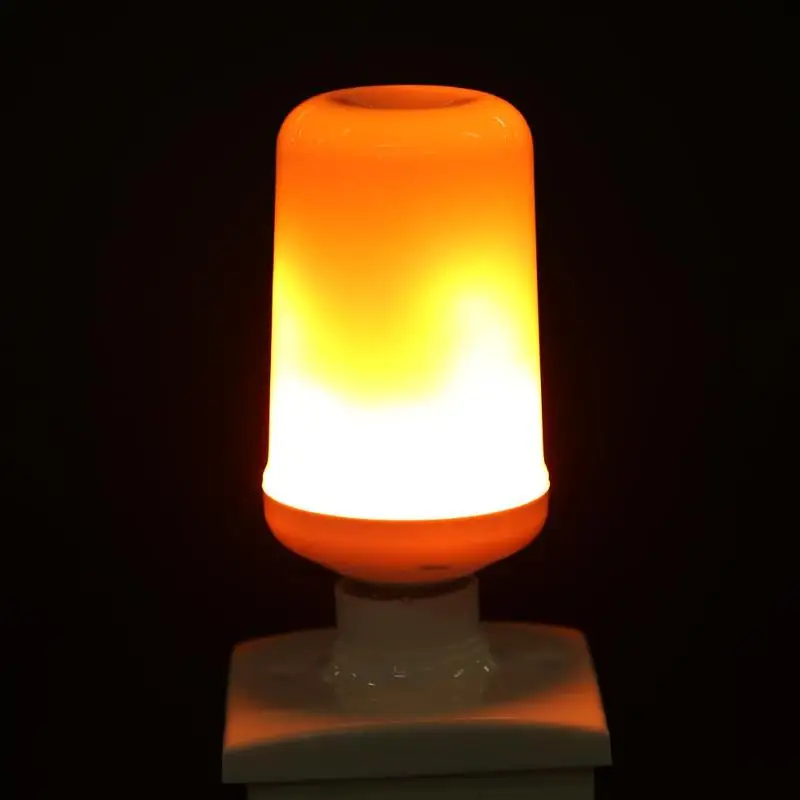 

E27 SMD2835 108LED Flame Effect Fire Light Bulb Flickering Emulation Bar Holiday Decoration Lamp Christmas Warm Flame Light