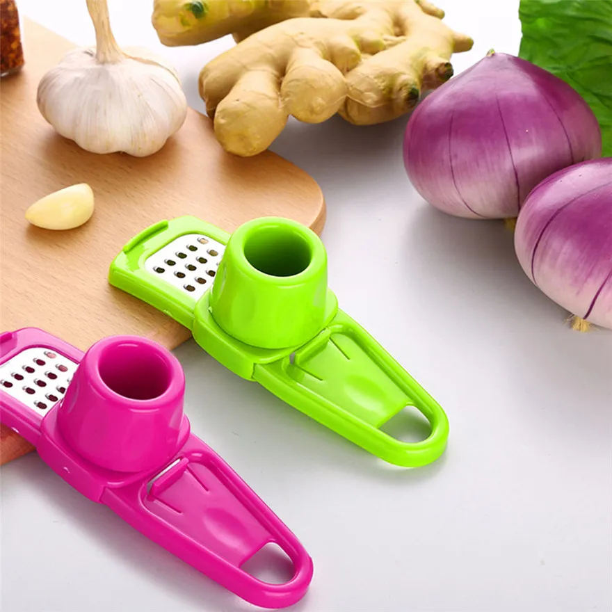 2PCS Multi Functional Ginger Garlic Grinding Grater Planer Slicer