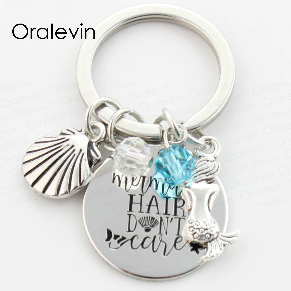 Брелок русалка для девочек 22 мм # LN128K|mermaid keychain|keychains for girlscharm keychain |