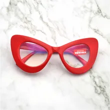 High Quality Small Optics Reading Glasses Men Women Anti Fatigue Resin Lens red Frame Ultralight Transparent Eyeglasses FML