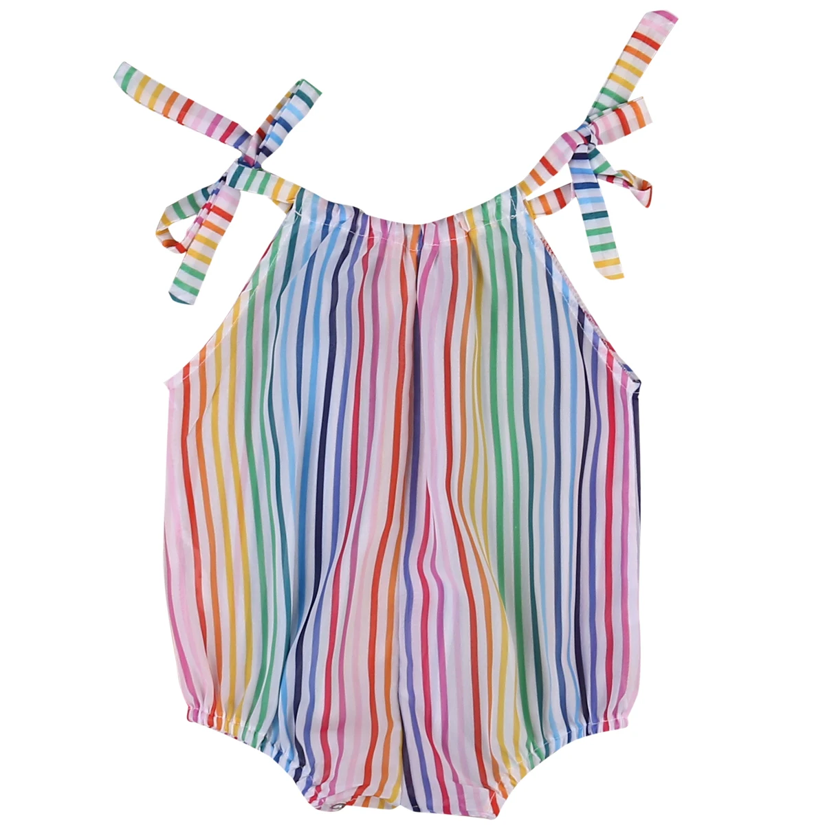 rainbow romper baby girl