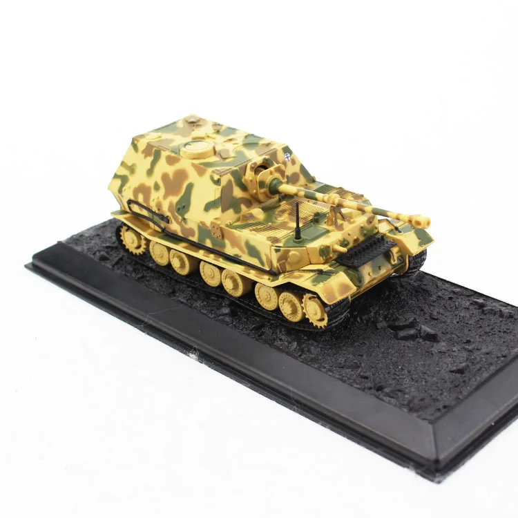 1: 72 Масштаб Sd. Kfz.184 Elefant-1944 Германии PANZERHAUBITZE 2000-2002, война в Африке литая игрушка модель танк