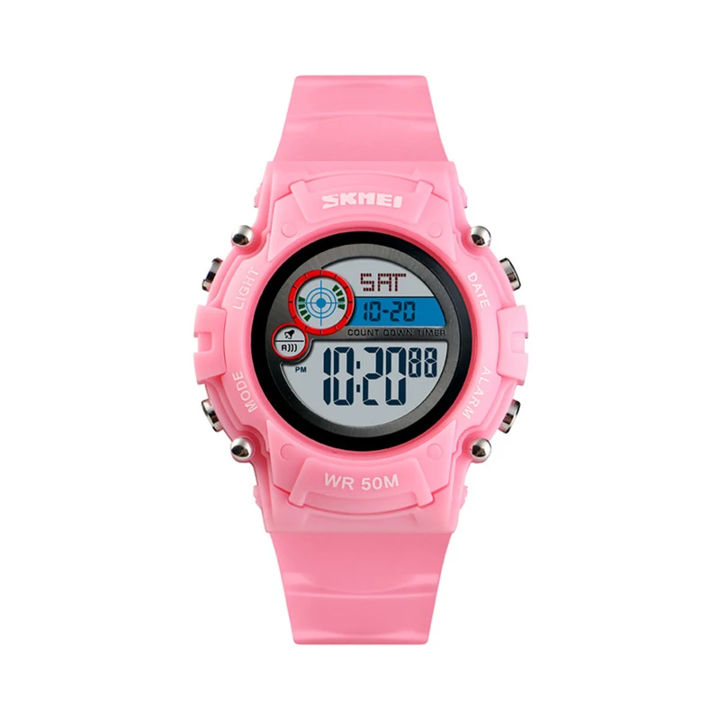 

SKMEi Fashion Children Boy Girl Multi-Function Waterproof Sports Date Alarm Clock Luminous Electronic Watch 1477