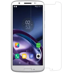 Premium Tempered Glass Screen Protector Film - Moto G6 Play (Transparent Not Full)