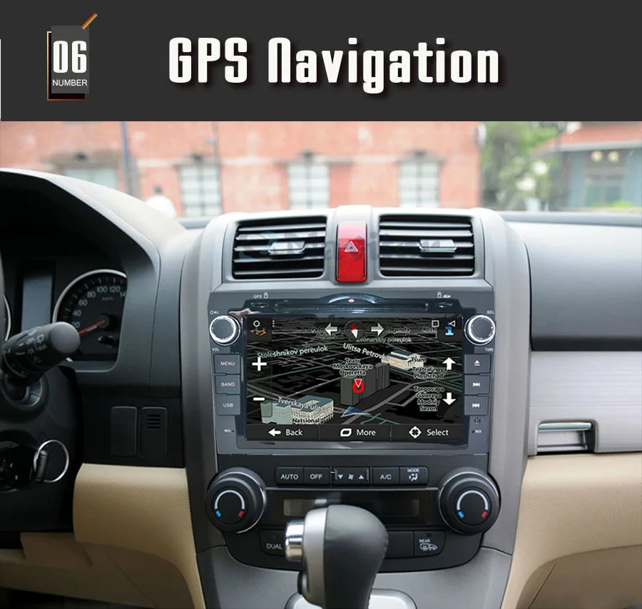 Cheap Quad Core 2G + 16G 2 DIN Android 9.0 Car DVD Player for HONDA CRV CR-V CR V GPS Navigation Radio WIFI Multimedia Stereo 4G BT DA 4