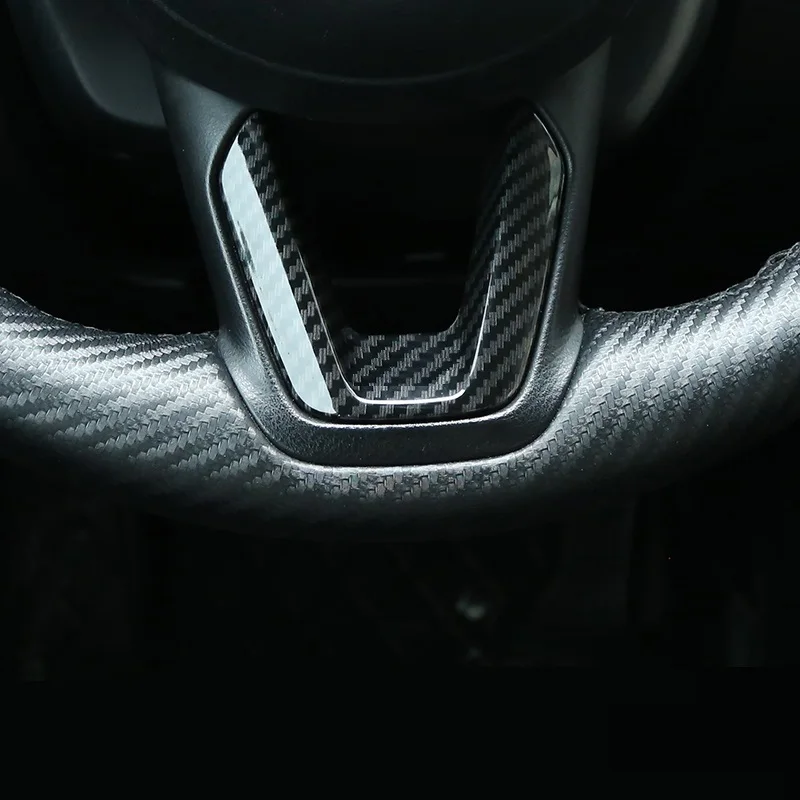 

Decorative Chromium Automobile Steering Wheel Interior Dashing Accessories Modification Accessory Covers 18 19 FOR Mazda CX-8