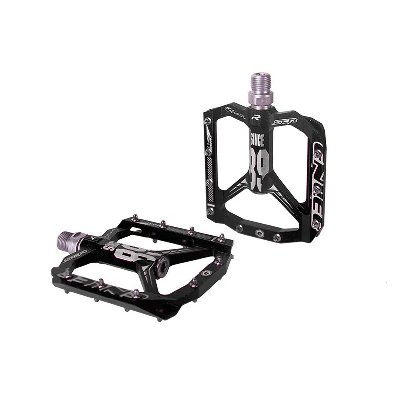 Online Pedal de bicicleta ultraligero todo CNC mtb DH XC pedal de bicicleta de montaña L7U Material + DU Bearing pedales de aluminio