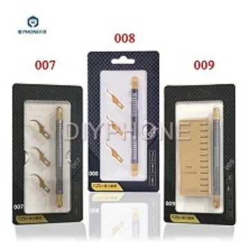 PHONEFIX NAND CPU IC Chip Remover Edge Glue Scraper Blade Phone BGA Glue Powerful Cleaning Knife For Motherboard Repair Tool Kit