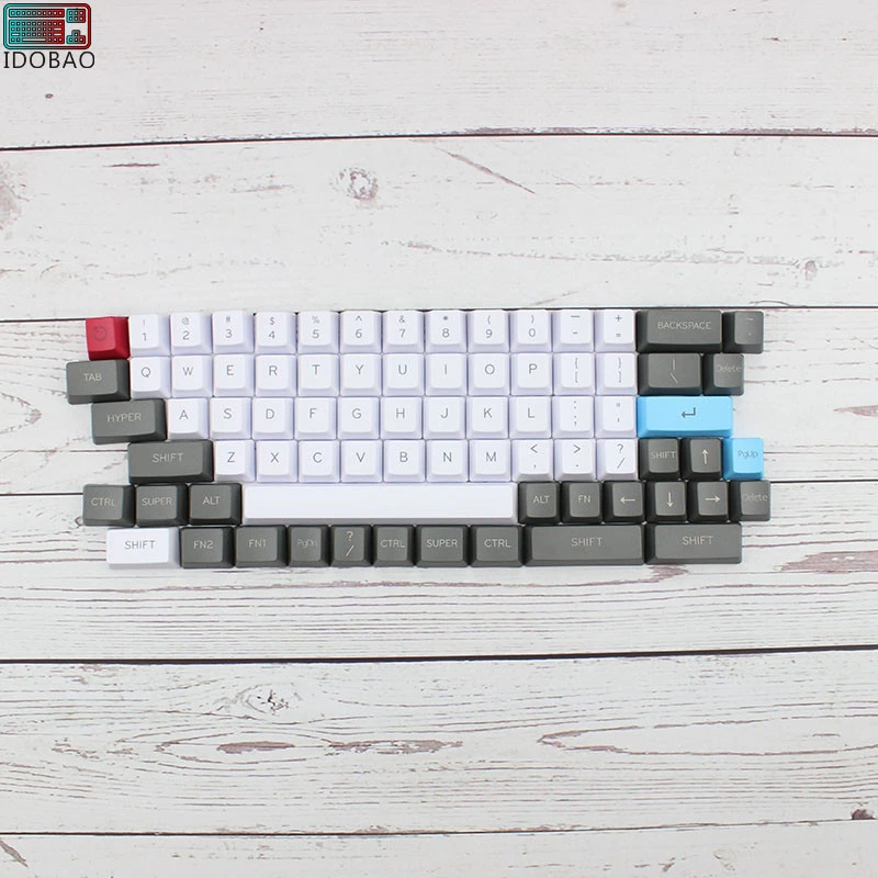 

IDOBAO Custom 61 64 68 ANSI Keyset OEM PBT Keycap Profile Thick Set For Cherry MX Mechanical Keyboard GH60 XD64 GK64 Tada68