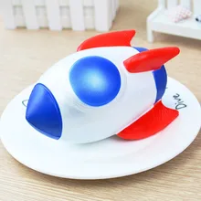 15 см Симпатичные резиновые игрушки ракеты автомобиль украшения авто интерьера мягкими игрушками Squeeze орнамент автомобиль-Стайлинг Шарм дети подарки