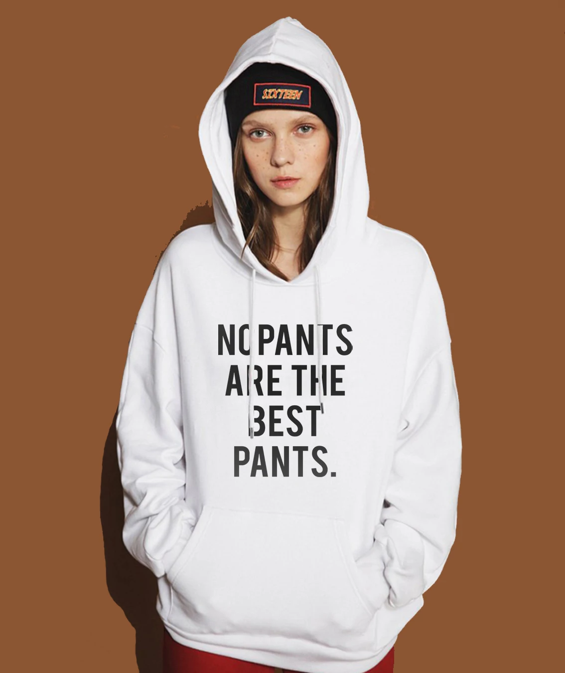 2018 Spring Fleece Winter Hoodies For Women Sweatshirt Print NOPANTS